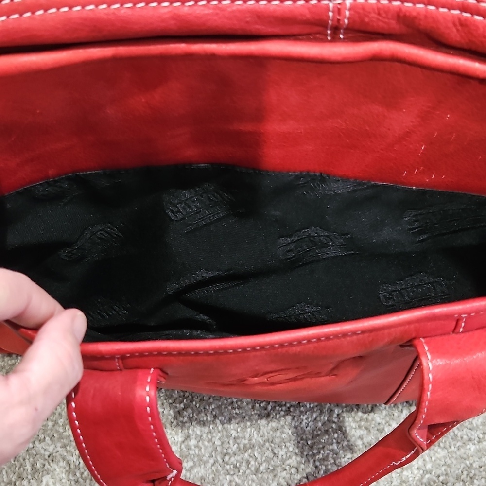Red Canyon Outback Leather Brief Arkansas Razorbacks - Picture 9 of 16